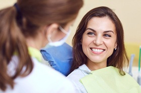 satisfied dental patient