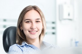 female dental patient