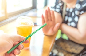 Saying no to straw after dental implant surgery
