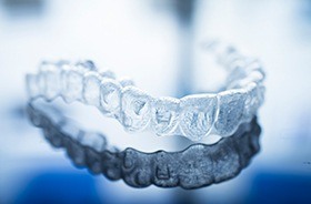 Clear Invisalign tray