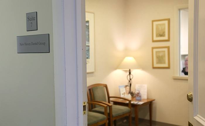 Dental reception area